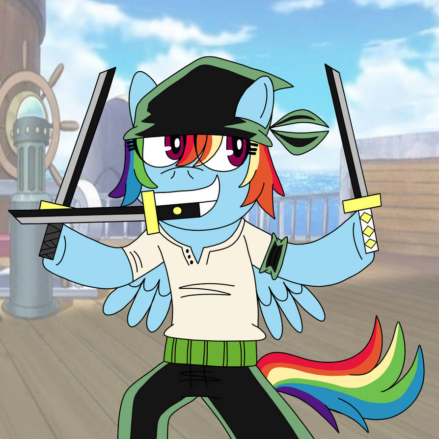 Pirate Hunter Rainbow Dash by mlp-vs-capcom on DeviantArt