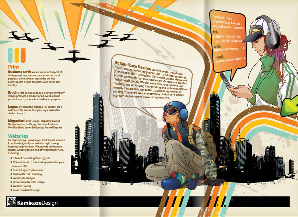 Kamikaze Brochure Inside by Mikepeers