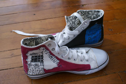 Doctor Who shoes hand made