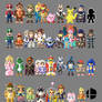 Super Smash Bros Brawl Characters 8 Bit
