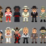 Indiana Jones Characters 8 bit Redux