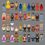 Sesame Street and Muppet Characters 8 bit