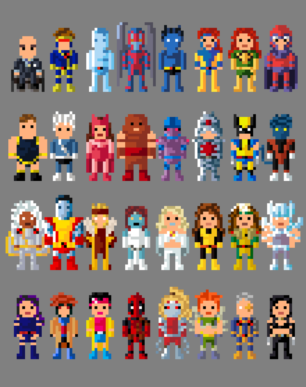 2d Pixel Marvel Hero