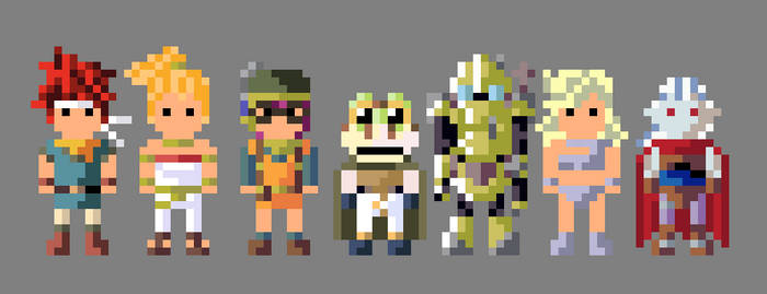 Chrono Trigger Characters 8 bit