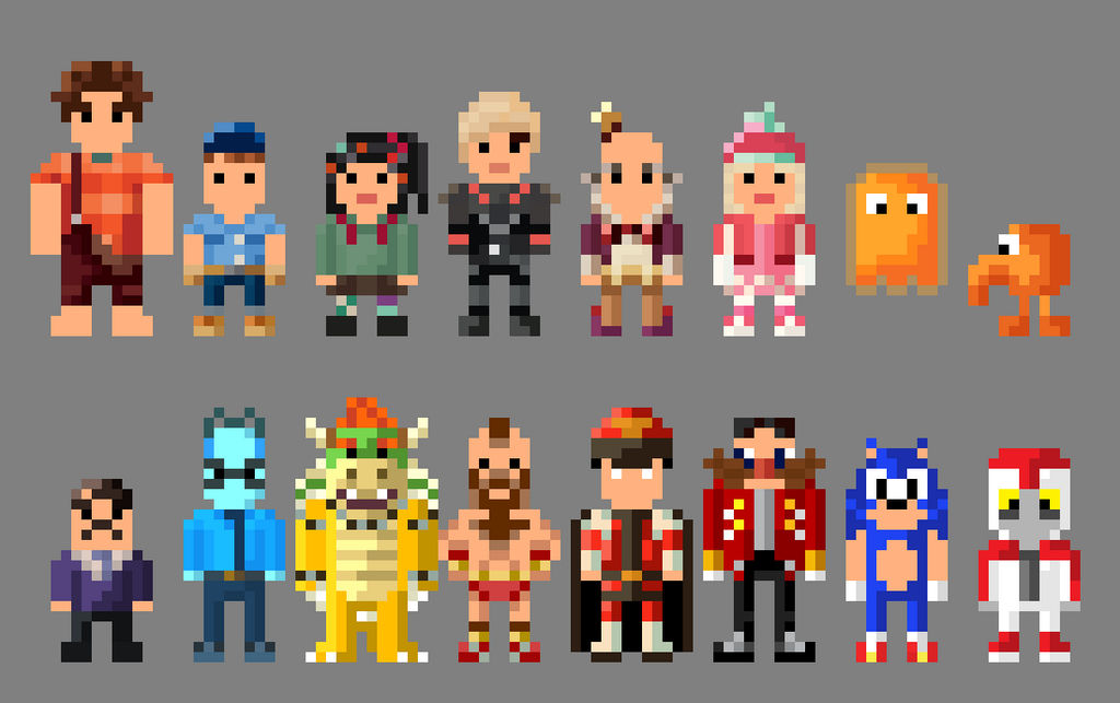 Мега пиксели 4096 персонажи. Пиксельный персонаж. Pixel Art персонажи. Пиксельные персонажи для игры. Герой из пикселей.