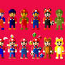 Evolution of Super Mario 8 Bit