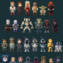 Clone Wars Characters 8 Bit (Continued)