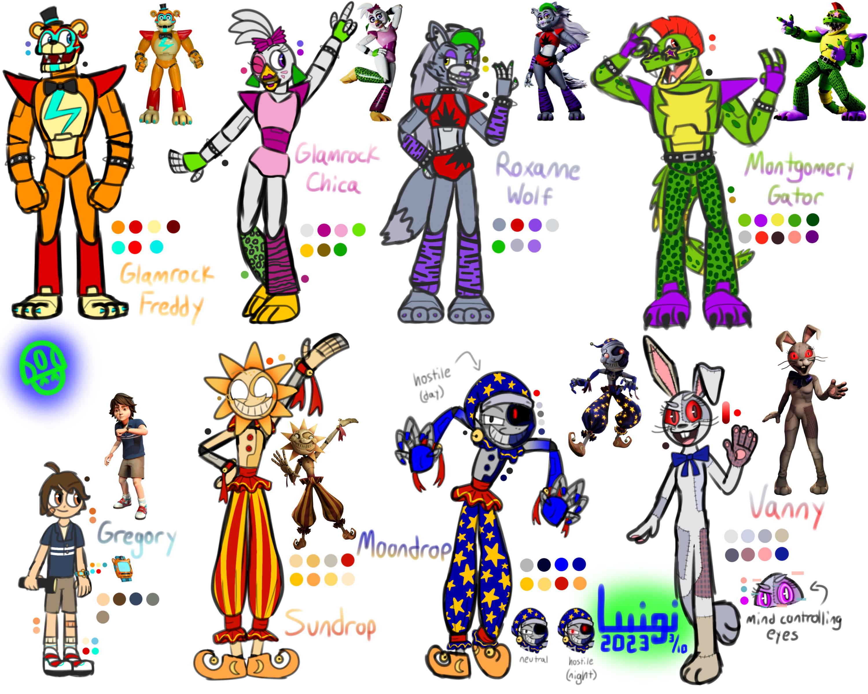 The blair and Abby evolution in 2023  Fnaf drawings, Character design, Fnaf  characters