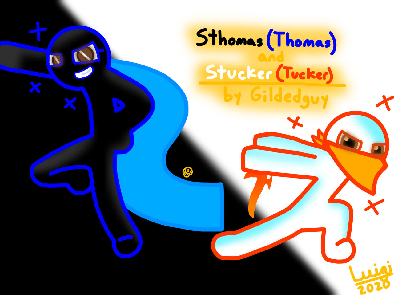 Sthomas and Stucker by Gildedguy by Luigi33330 on DeviantArt