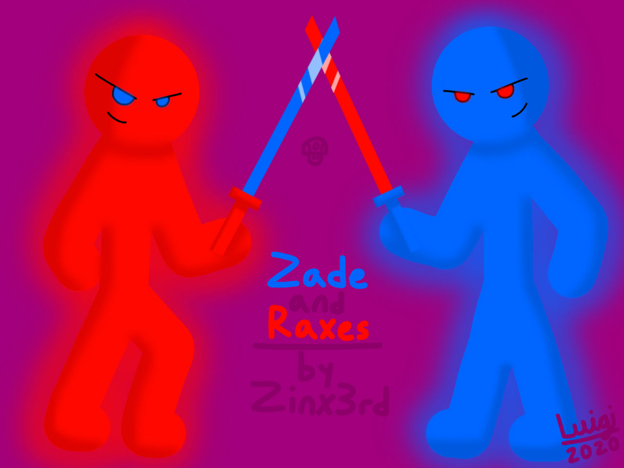 Rhg Raxes Zade and Raxes by Zinx3rd by Luigi33330 on DeviantArt