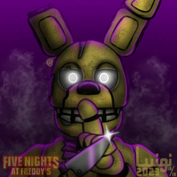 Springtrap-Bonnie - FNaF movie fanart