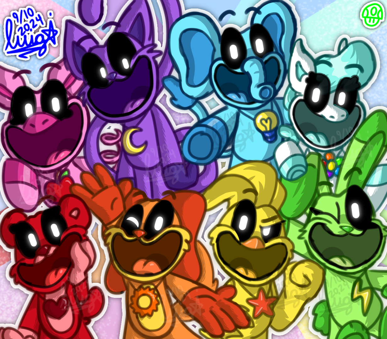 Smiley Critters Raceser Rabbit The Smiling Critters! by Luigi33330 on DeviantArt