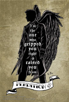 Perdition - Castiel tee design