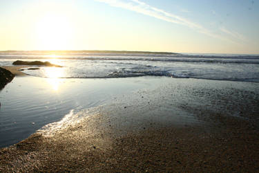 at the beach