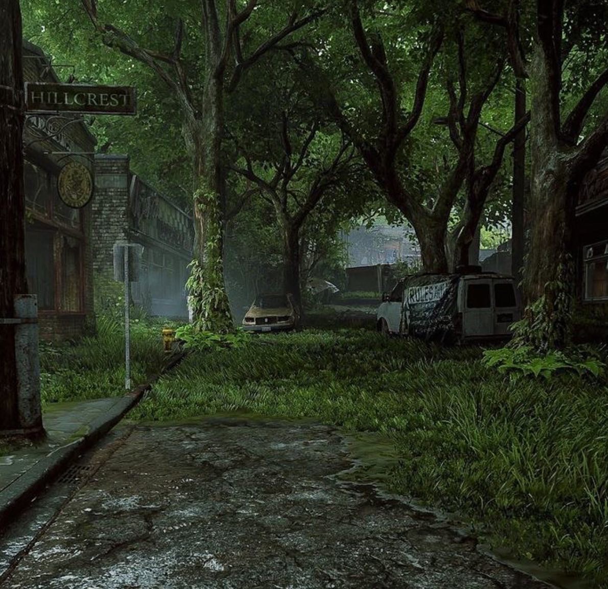 Drawing of run down town by mythic-animates on DeviantArt