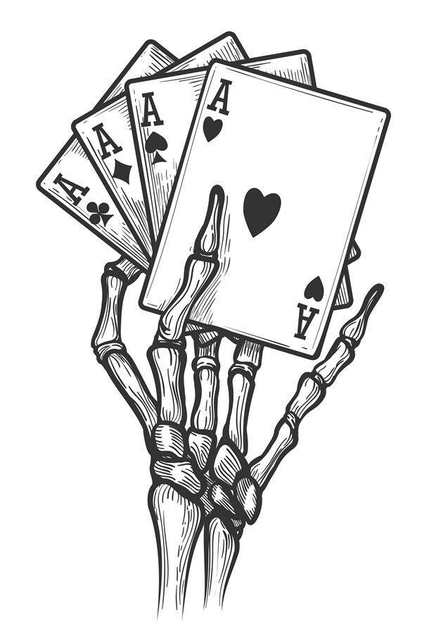 Skeleton cards by mythic-animates on DeviantArt