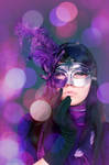 Influ in violet mask by LoginOFF