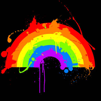 Rainbow Splatter'D