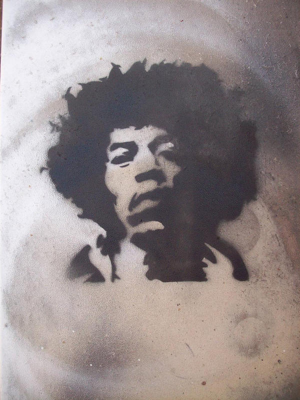 Jimi Hendrix Stencil By Scoobster On DeviantArt