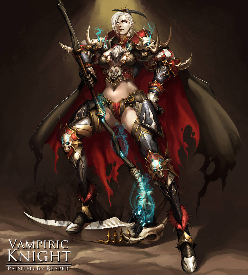Female Vampiric Knight by reaper78