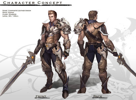 Concept : Human Male Warrior