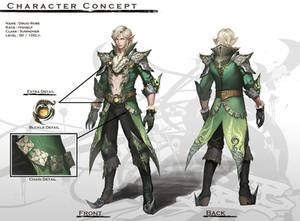 Concept : Elven Male Summoner