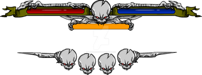 Undead Button Ui Undead Throne UI by FlashGameArtist4Hire on DeviantArt