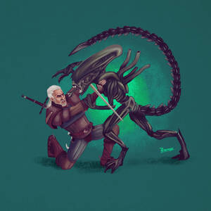 Alien vs Witcher