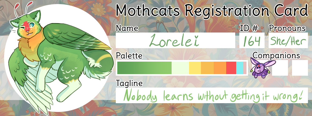 Mothcat ID 164 - Lorelei