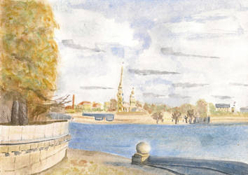 saint-petersburg in watercolour by noits