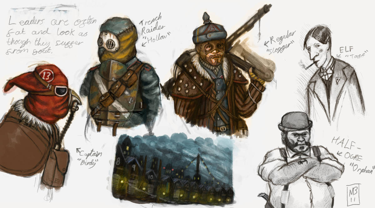 Ww1 Pyromancer Fantasy World War 1 Characters by MattNB on DeviantArt
