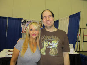 Indy Pop Con - Me and Tara Strong by EchoWing