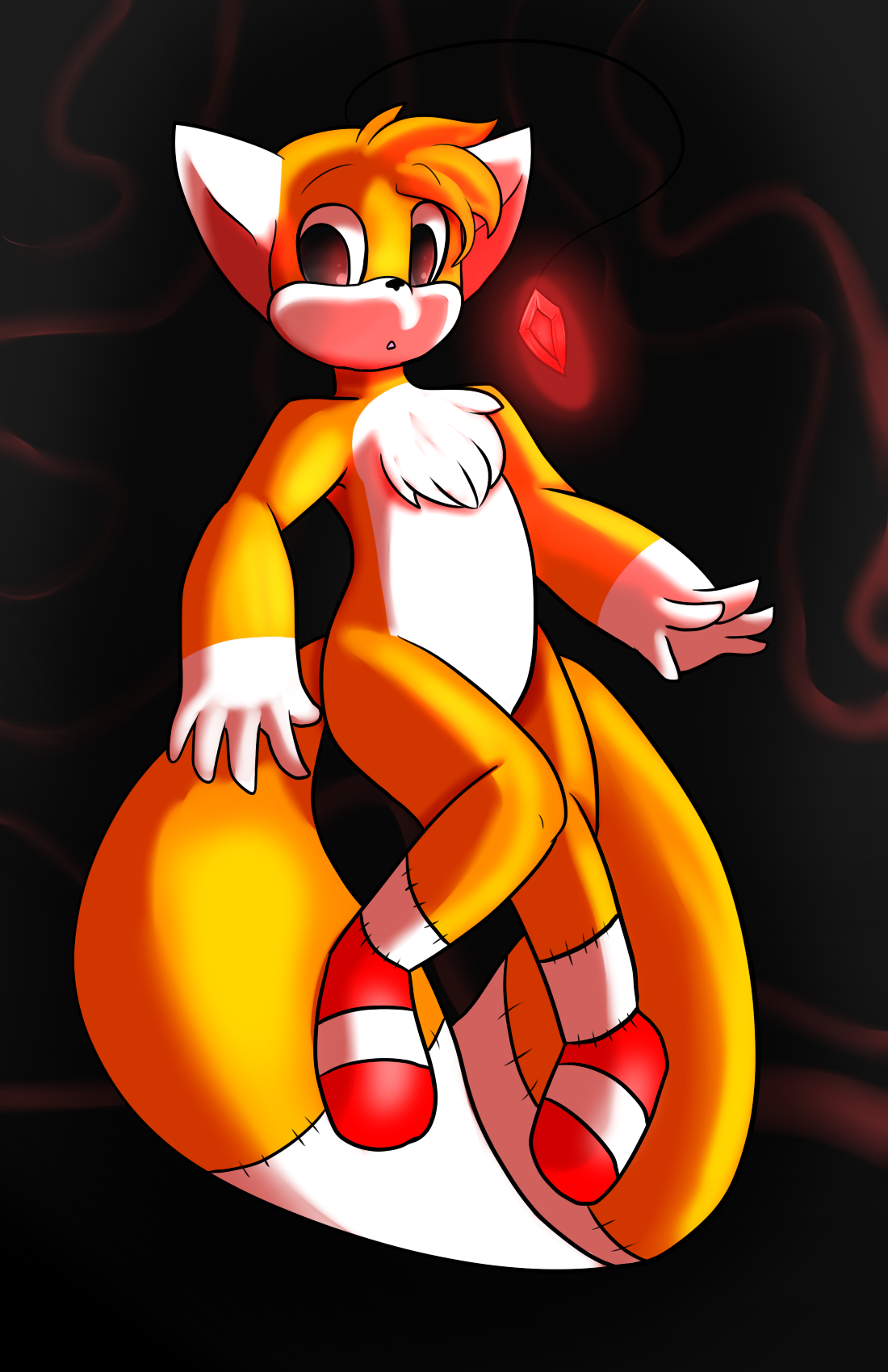 Saster on X: Tails Doll art I made for @BreakfastsBest 's new release! bro  this  package was 4 months late. #sonicexe #SonicTheHedgehog # tailsdoll #sonicexefnf  / X