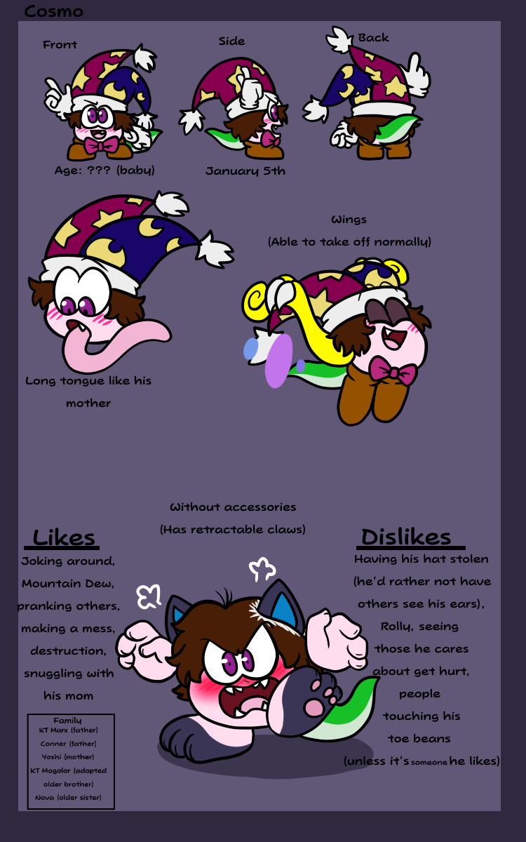 Cosmo Reference Cosmo Ref by YoshiMister on DeviantArt