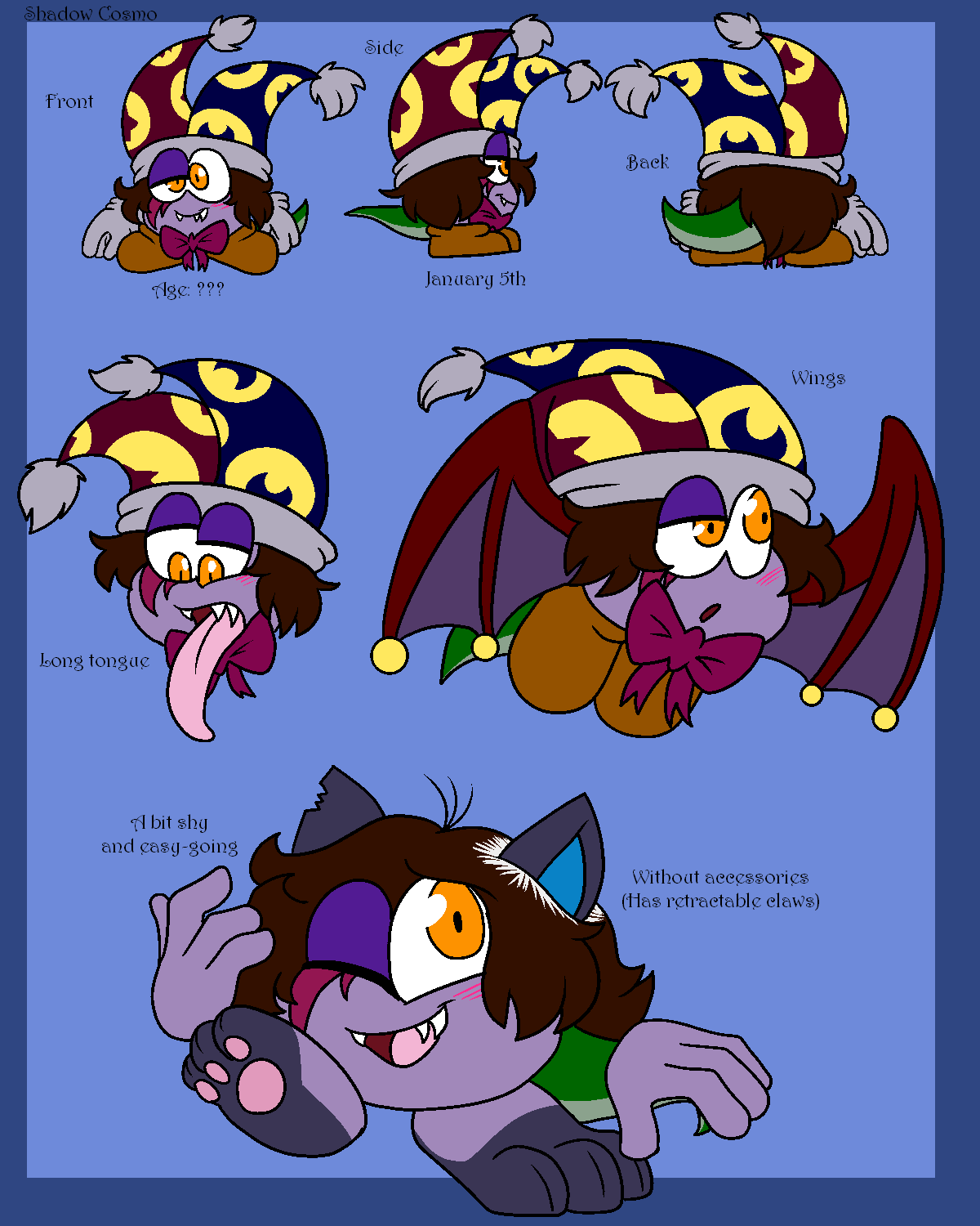 Cosmo Reference Shadow Cosmo Reference by YoshiMister on DeviantArt