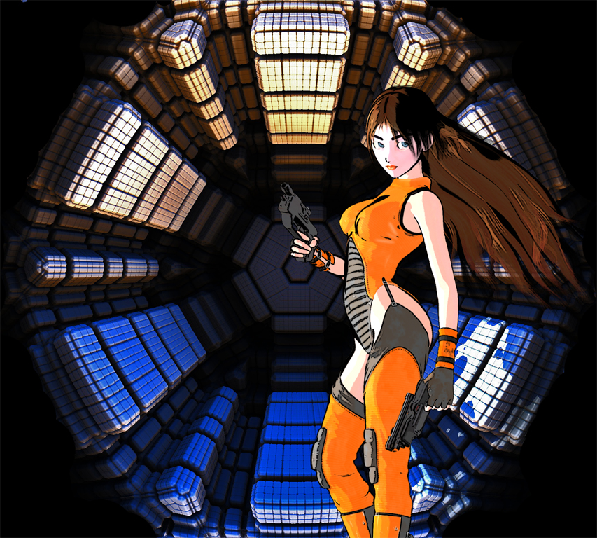 Aiko at the airlock