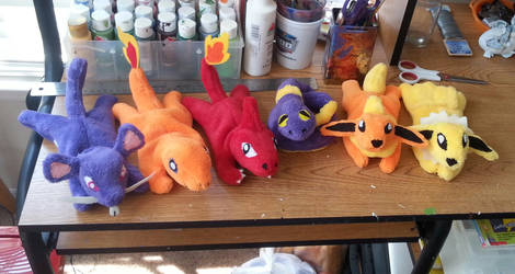 Pokemon Beanie Baby Family