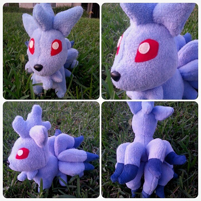 Shiny Ninetales Mock!DX Pokedoll