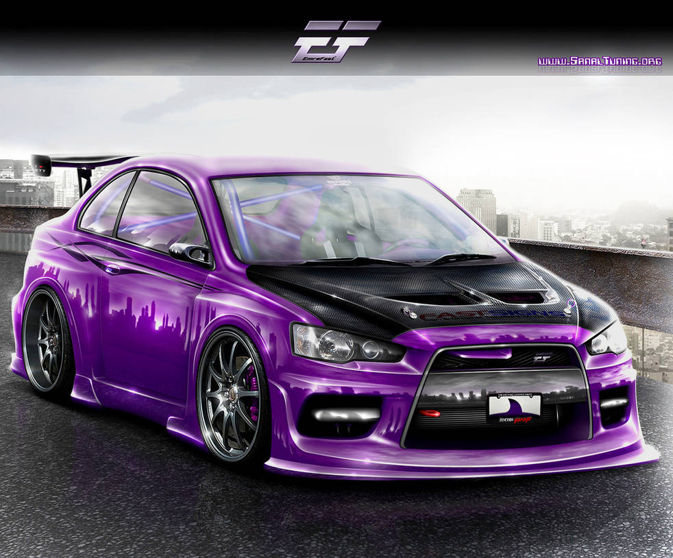 Mitsubishi Evo X - Magenta by EmreFast on DeviantArt