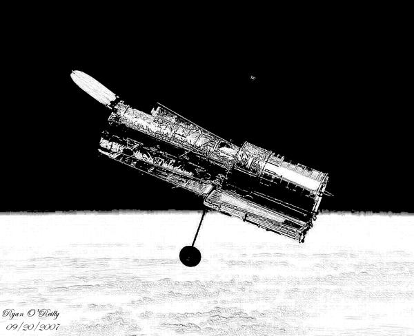 Hubble Telescope by ryanoreilly on DeviantArt