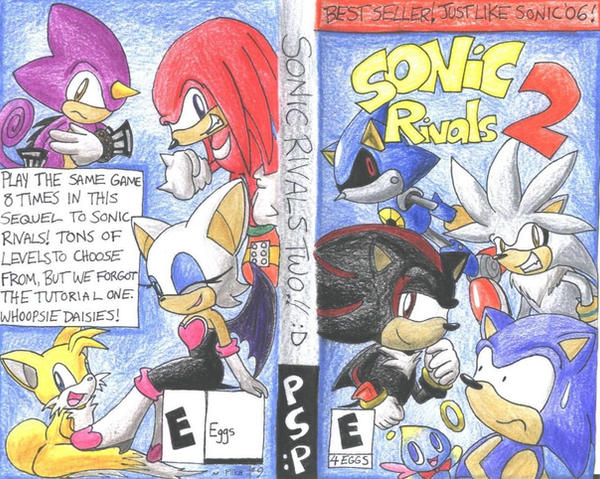 SONIC RIVALS 2 BOXART LOL