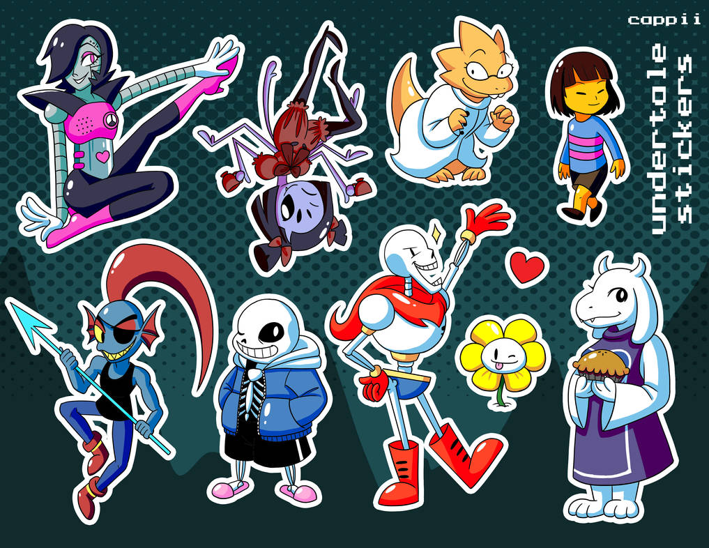 Undertale Stickers by MissPiika on DeviantArt