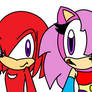 Sonia and Knuckles