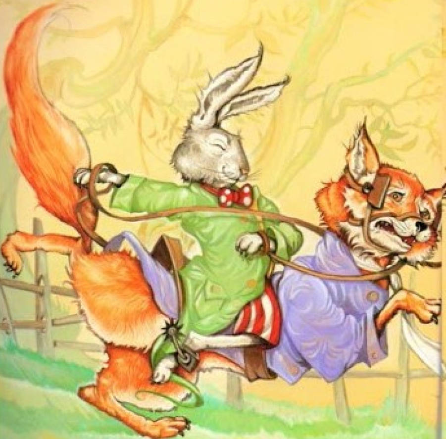 Brer Rabbit Riding Brer Fox. (2/6) by Kirito210 on DeviantArt