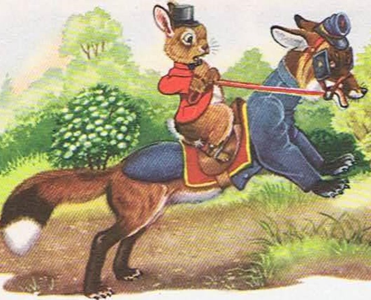 Brer Rabbit Riding Brer Fox. (6/6) by Kirito210 on DeviantArt