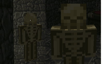 MineCraft Skeleton Skin Ingame by Ominn on DeviantArt
