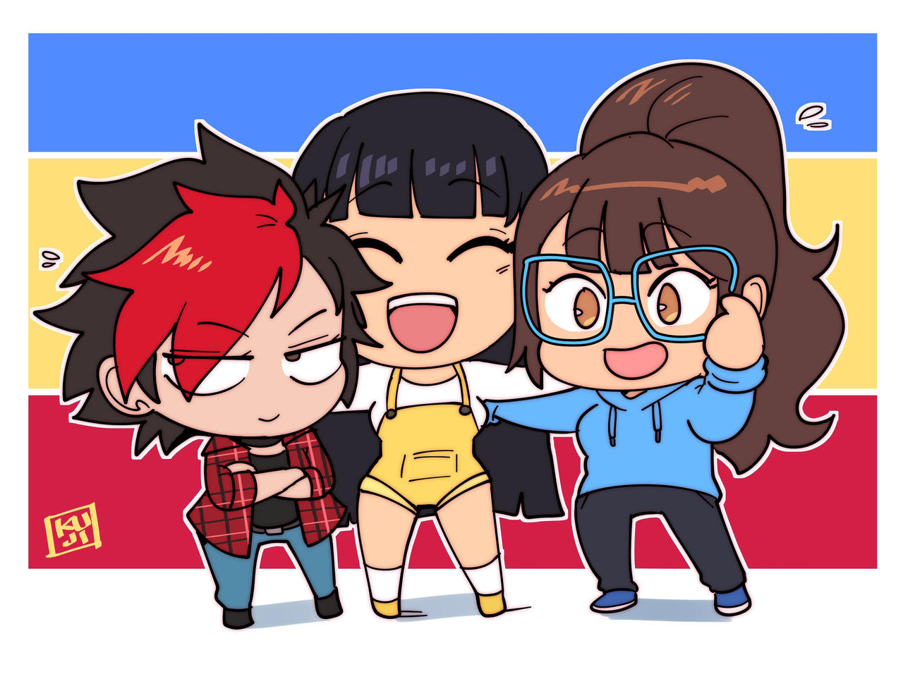 Coach Chibi Team photo (chibi) by pshelly on DeviantArt