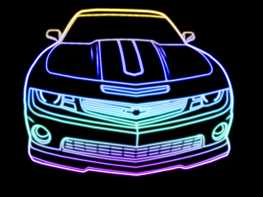 Neon Camaro 1