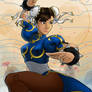 Chun-Li doing Tai Chi