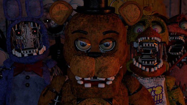 FNaF/CollabEntry] Withered Chica Render by PixelKirby340 on